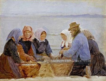 Femmes et enfants de Hornbaek21875 Peder Severin Kroyer Peinture à l'huile